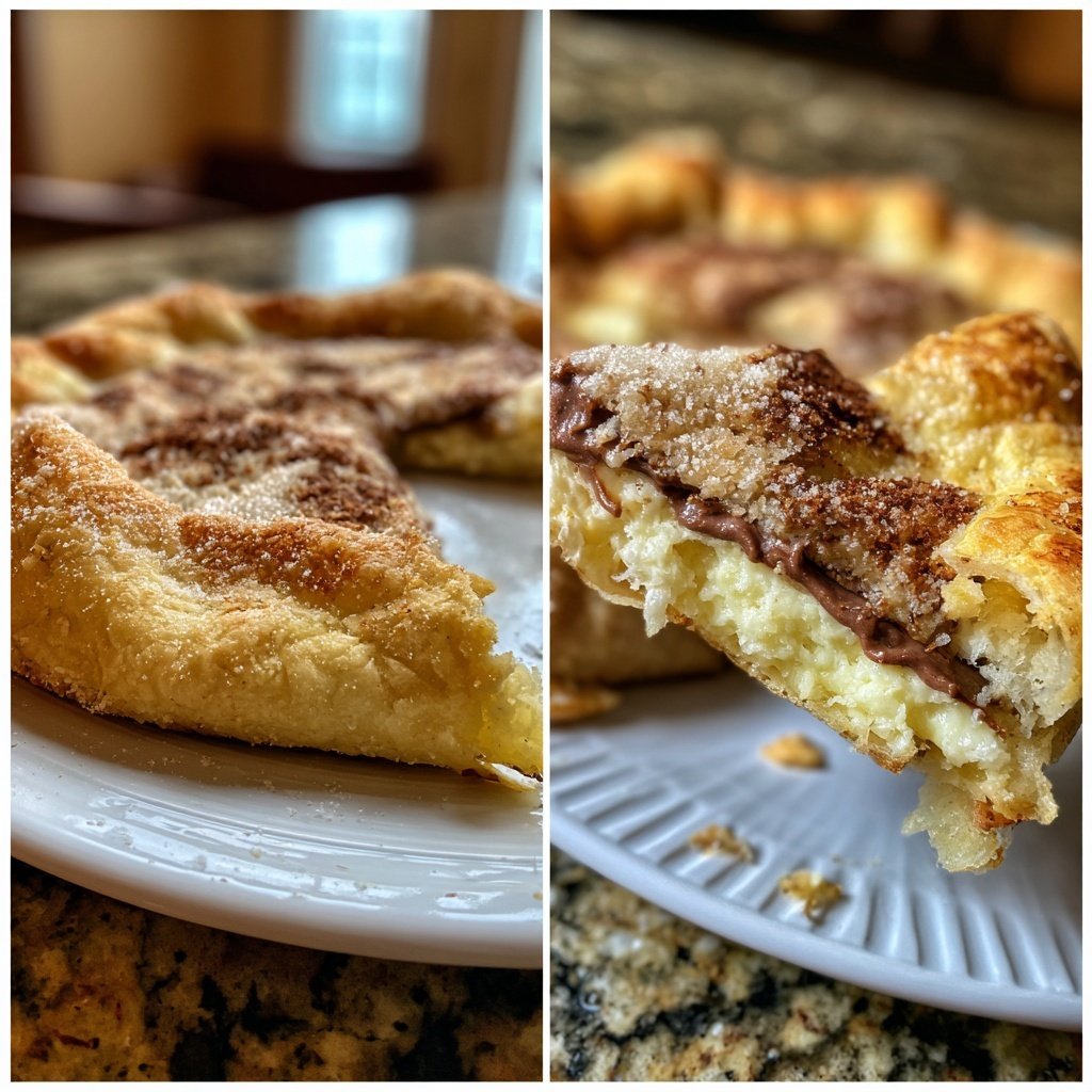 Pfannkuchen mit Nussfüllung