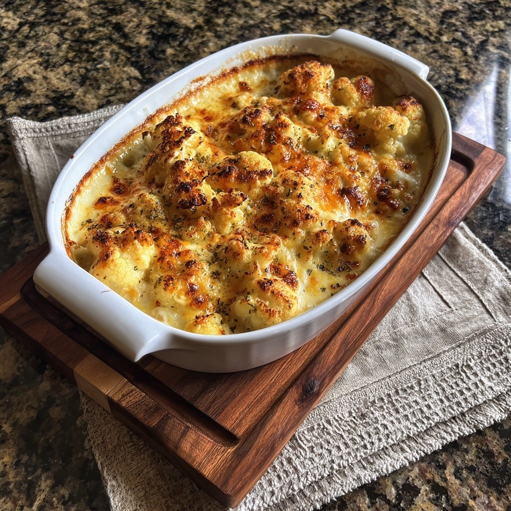Blumenkohl Käsesoße Überbacken