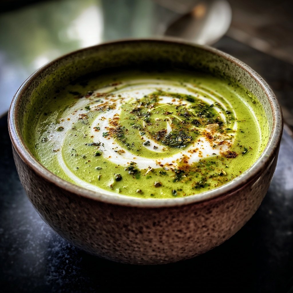 Brokkoli Suppe Mit Mandelmus