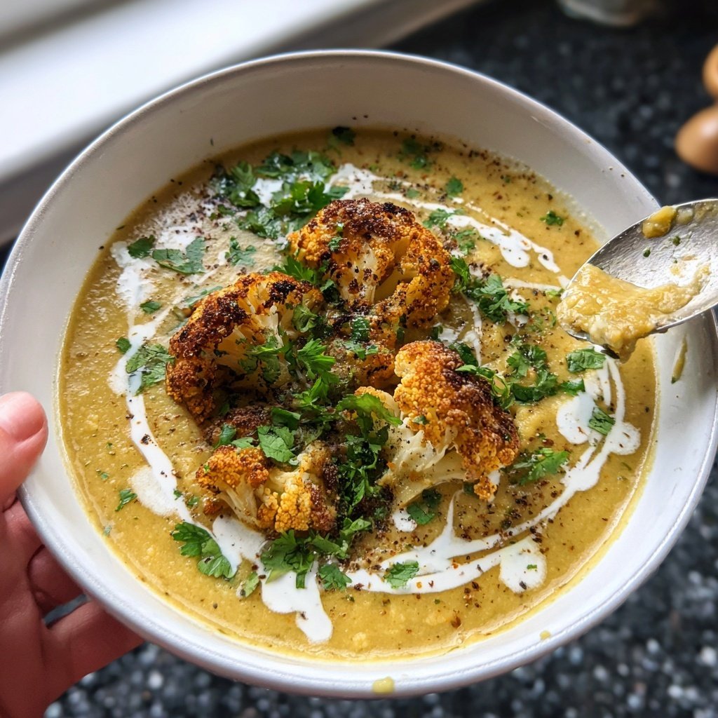 Blumenkohl Suppe Mit Curry