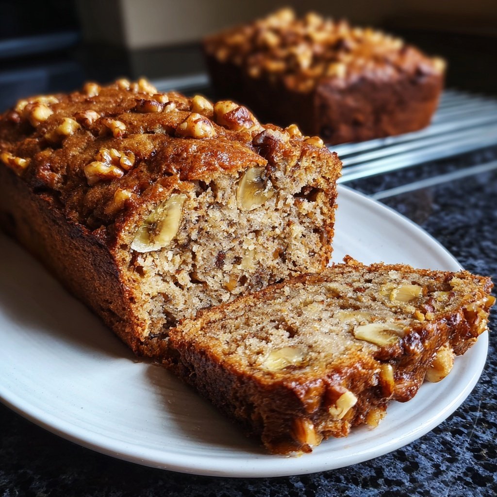 Bananenbrot mit Haselnüssen